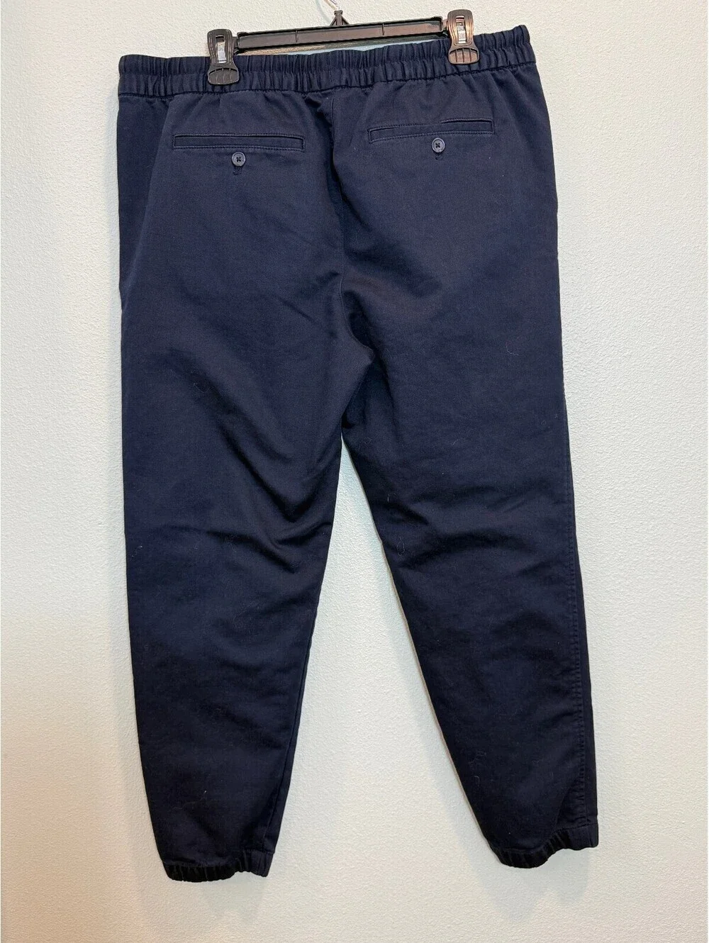 Banana Republic Men's Travel Joggers In Navy Blue - Men's Size Large